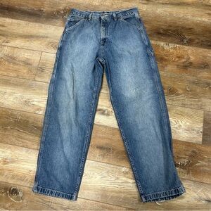 Structure Vintage 90s Carpenter Relaxed Fit Blue Jeans 33x32